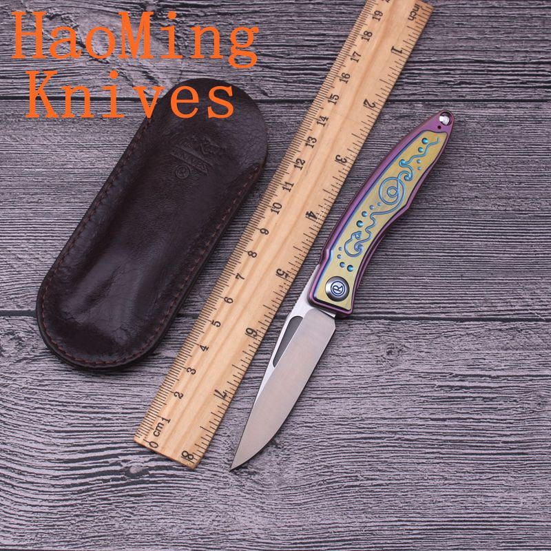 Brand outdoor hunting battle folding knife