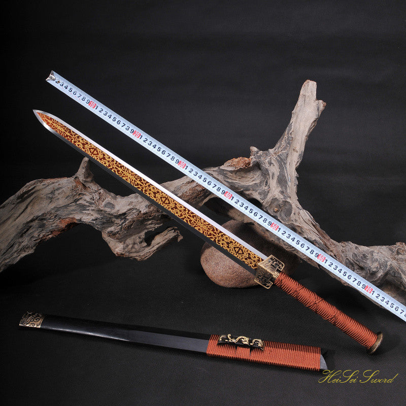 Han Folded Steel Short Sword