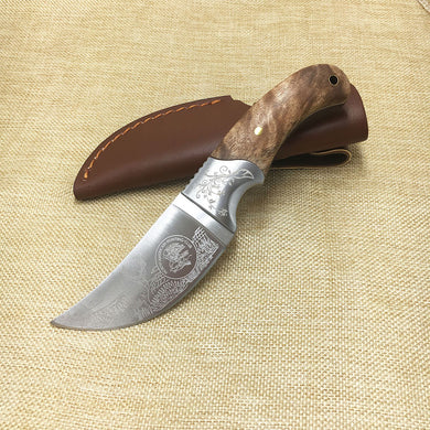 High Quality hunting knifes wood handle