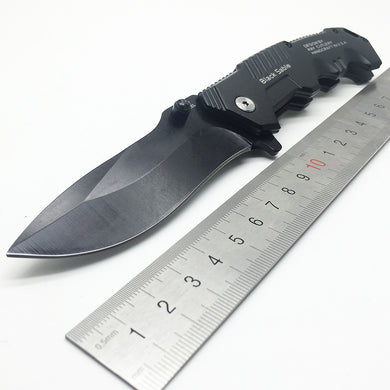 BMT Tactical 217 Camping Folding Black Blade 57HRC Knife