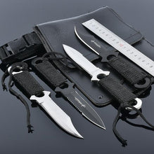 4pcs/set  high quality Swiss Puttee straight knife