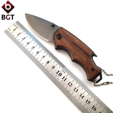 BGT Tactical Pocket Folding Knife With 440 Blade Titanium