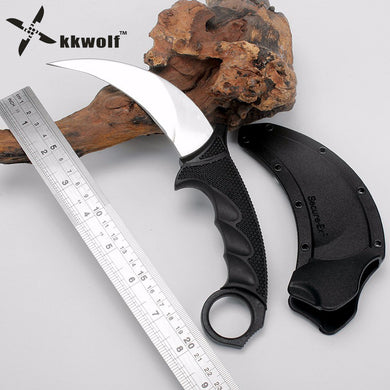 Karambit knife steel tigers claw knife camping