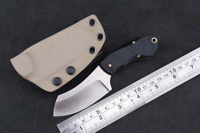 JUFULE Hunting straight Stainless Steel Tactical Fixed Blade Knife