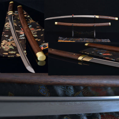handmade katana samurai japanese  Damascus steel sword katana