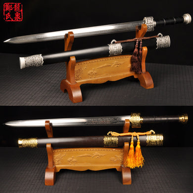 Cold Steel Chinese War Sword Folded Steel 8Sides Kungfu Martial Art Metal Craft