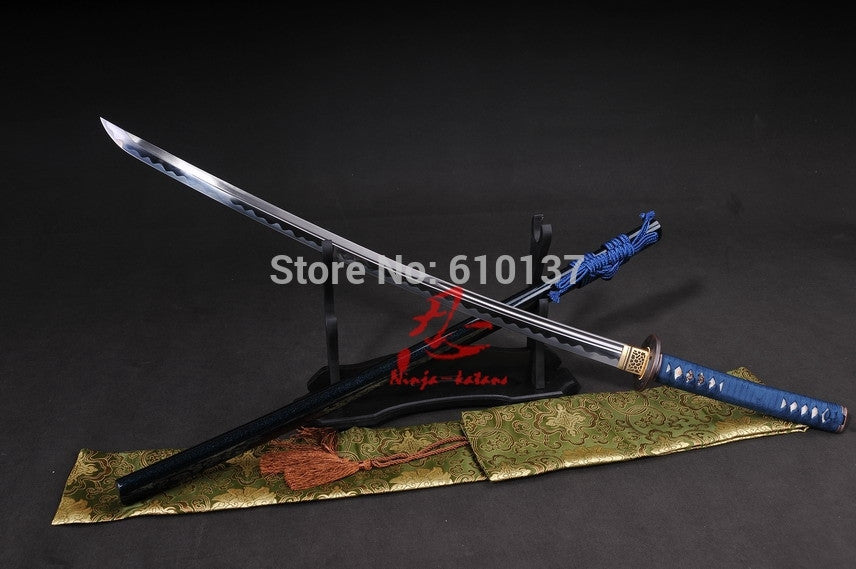 UNOKUBI-ZUKURI 9260 spring steel  katana sword
