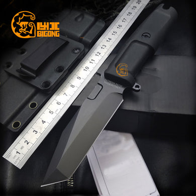 BIGONG  rixed blade Knife 5CR13MOV steel  rubber