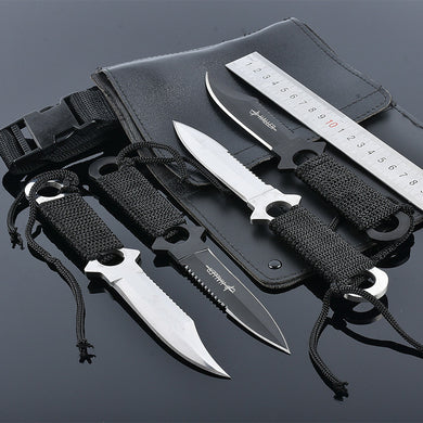 4pcs/set  high quality Swiss Puttee straight knife